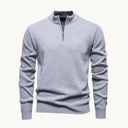 Classic Zip Pullover - Sweater