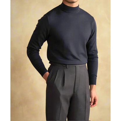 Old Money Cashmere Turtleneck Sweater