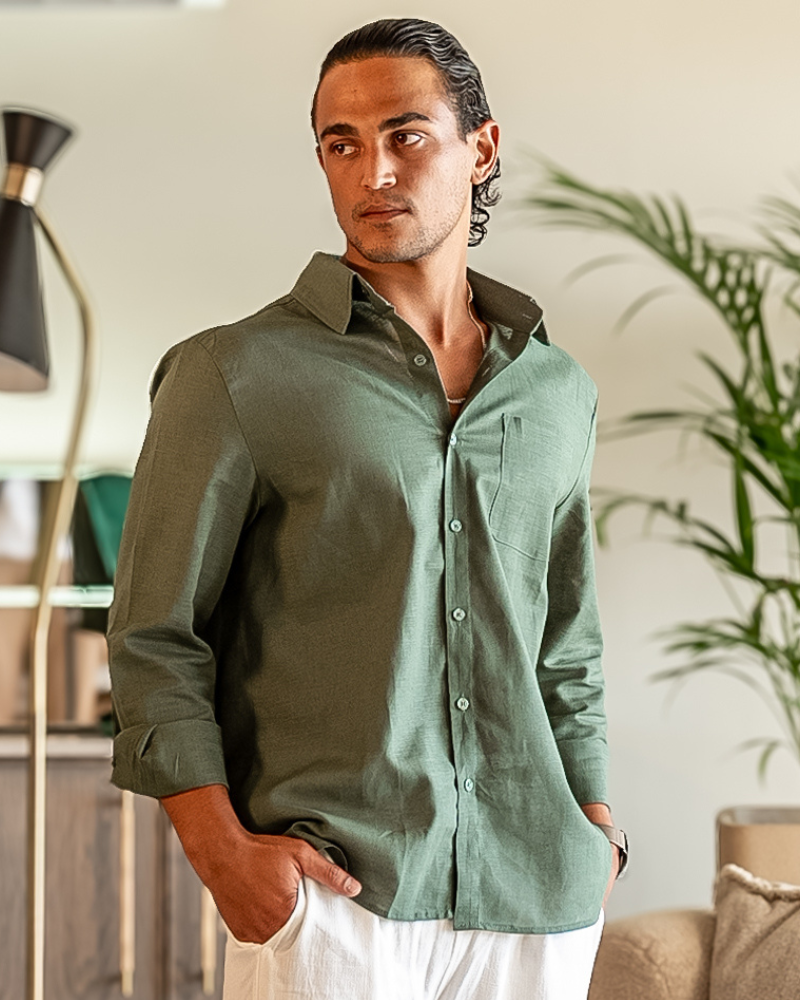 Cape Town – 100% Linen Shirt