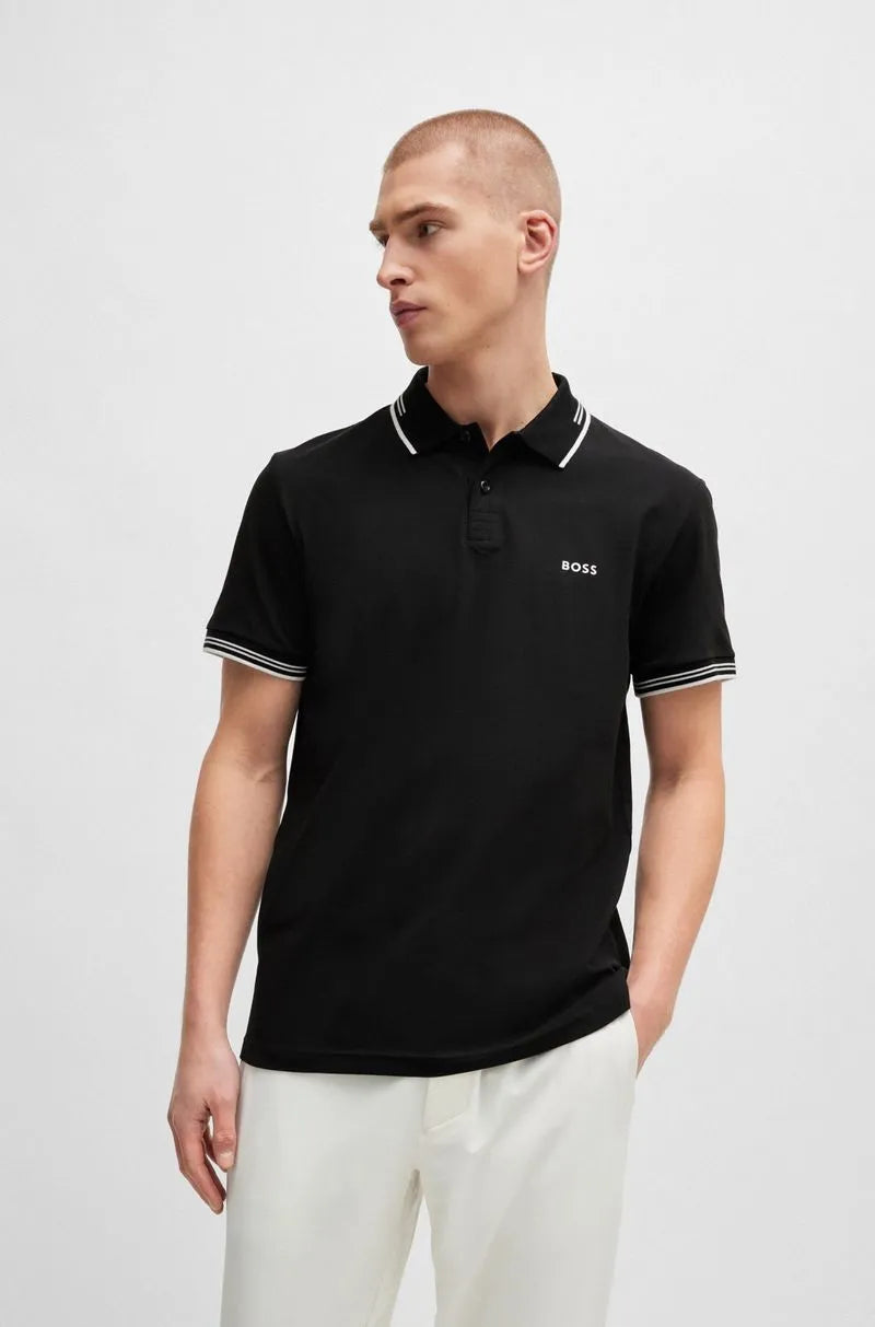 Slim Polo in Stretch Cotton - Boss