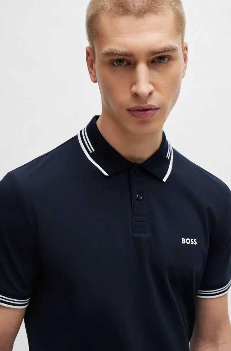 Slim Polo in Stretch Cotton - Boss