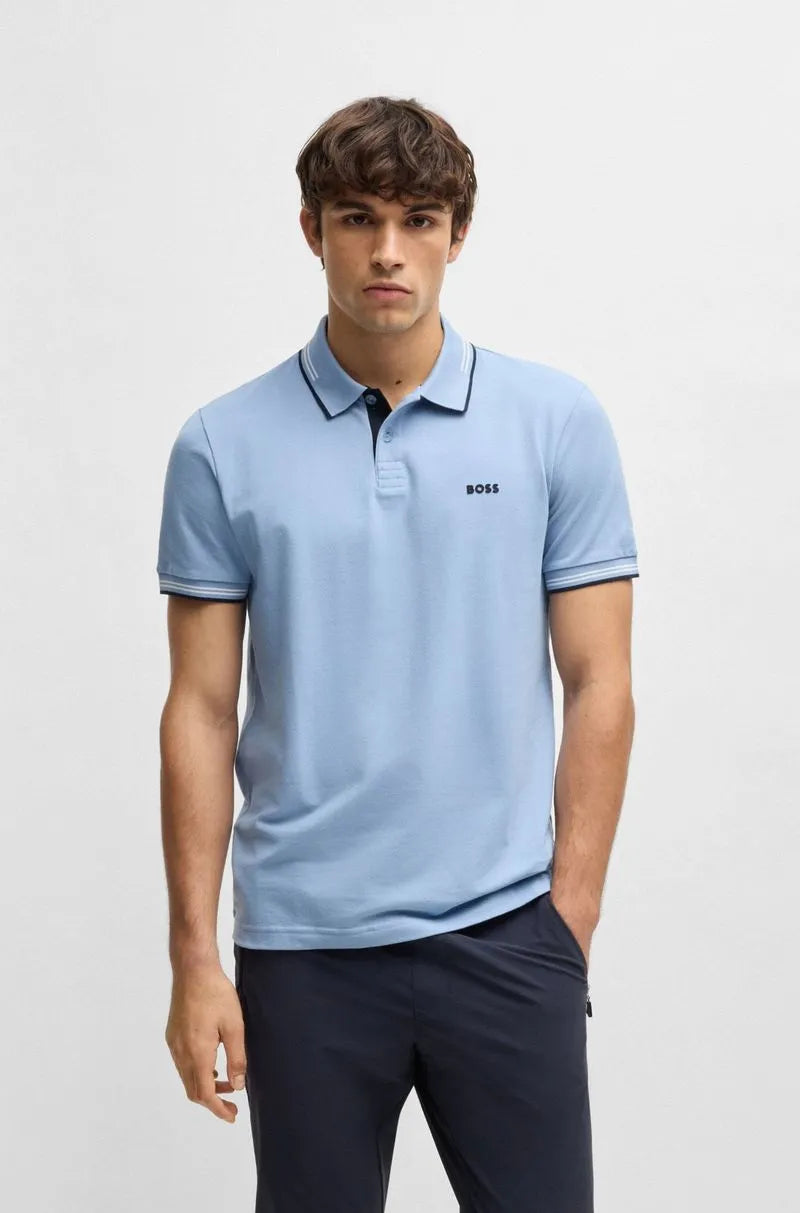Slim Polo in Stretch Cotton - Boss