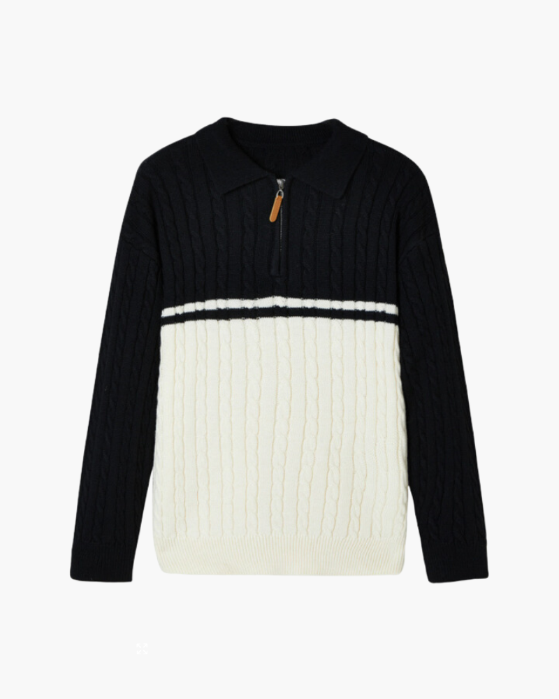 Polo Neck Sweater - Premium