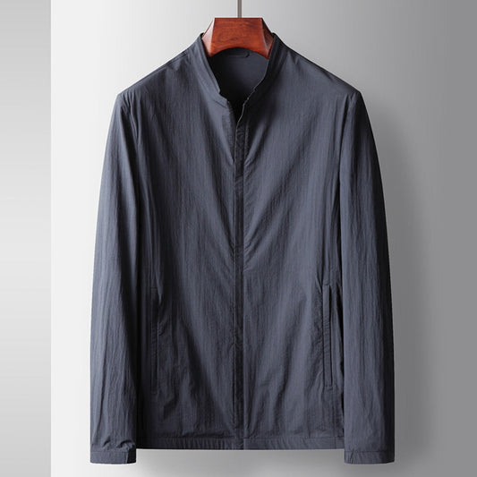 Old Money Stand-Up Collar Luxury Business Casual Jacket