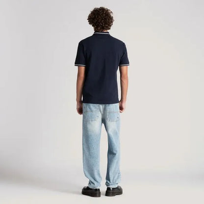 Short Sleeve Polo Shirt - Navy Blue