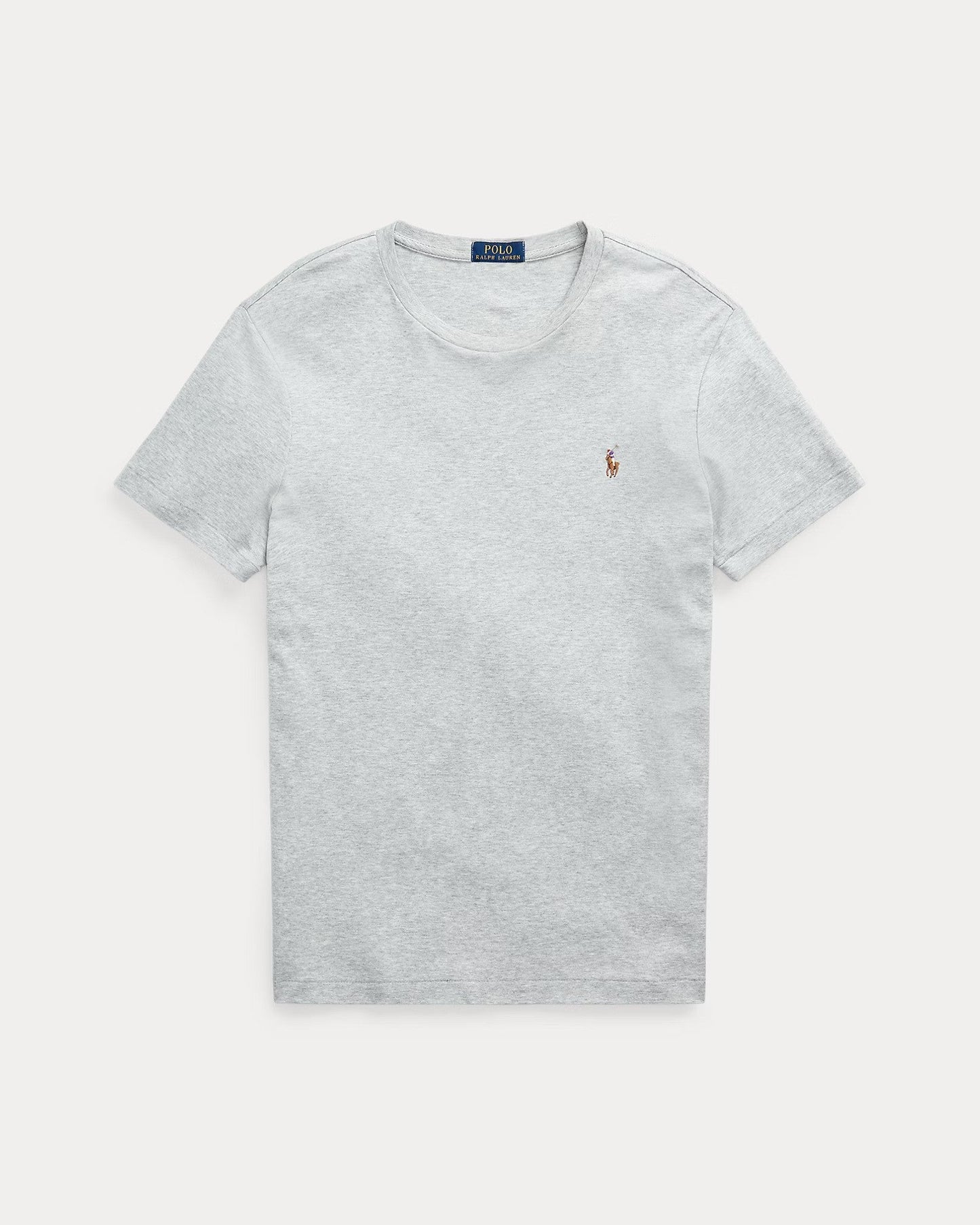 Slim fit jersey crew neck t-shirt  RL - Gray